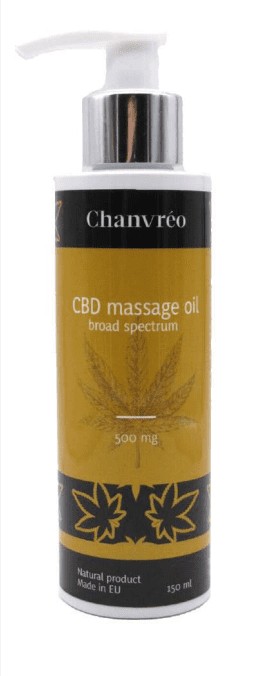 Huile de massage à l'huile d'amande douce au CBD 100mg - Natural Pro+